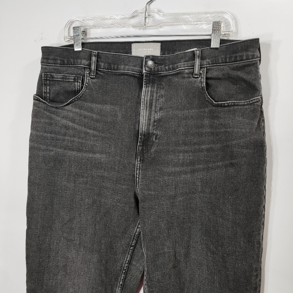 Everlane The Cheeky High Rise Mom Jeans Black 33 - Picture 4 of 5